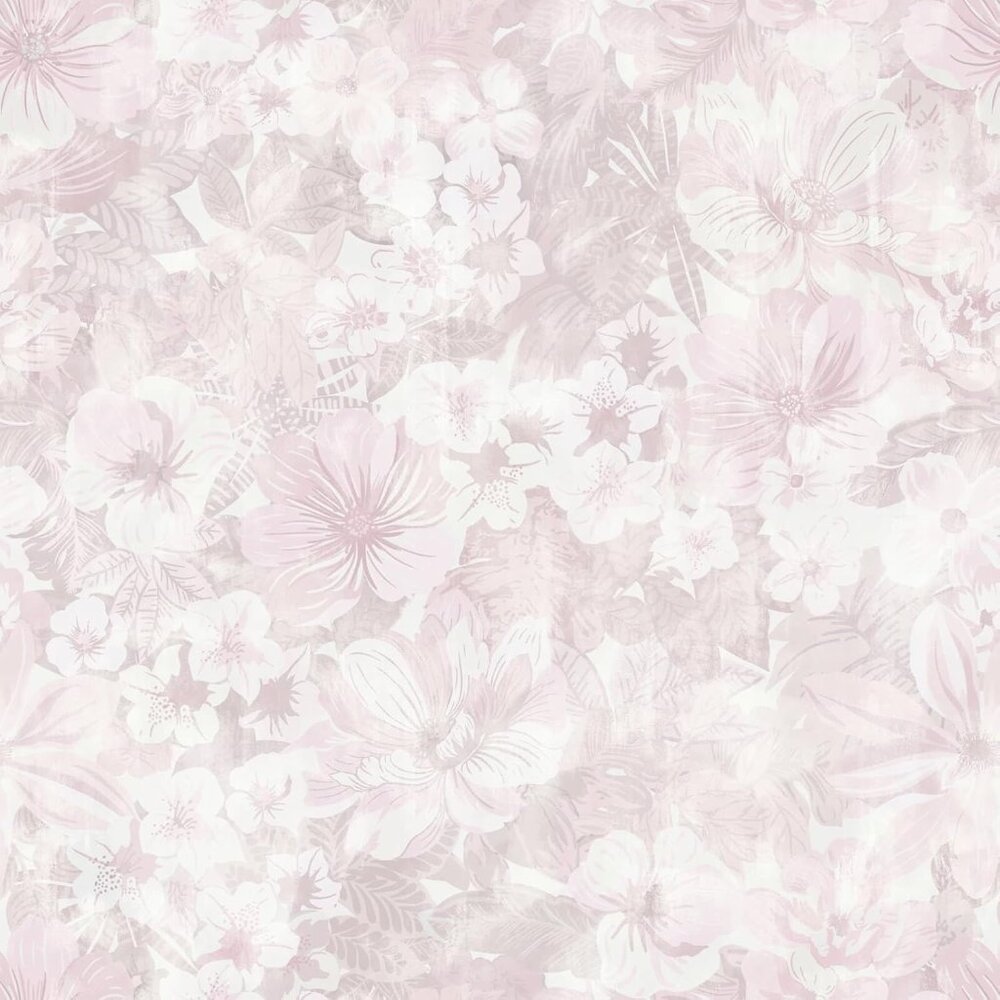Pink Peel and Stick Wallpaper Floral Contact Paper Vintage Wall Paper Self-Adhes